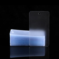 Cartes de visite personnalisées de haute qualité, impression CMYK, imperméables, en PVC transparent, cartes d'affaires en plastique transparent