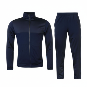 Chándal deportivo de algodón con estampado personalizado liso informal OEM - Product Image 1