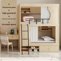 Lits superposés métalliques réglables modernes pour petits appartements, pour adultes, dortoirs, écoles, chambres/hôtels