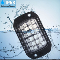Kit de Luces LED RGB 3D de 36 LED para Chasis y Ruedas, con Control por Aplicación, para Camiones Todoterreno, Jeeps, SUV y UTV