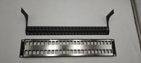 Rak kosong terpasang Panel CAT 7 UTP 48 port, rak kosong/kosong Panel Patch