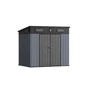New Style 8ft Storage Shed Plastic Garden Tool Sheds & Outdoor Storage