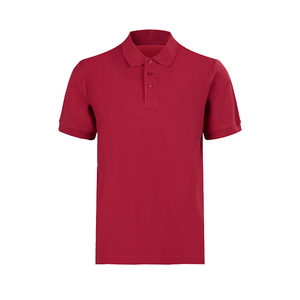 TKAN194 T-shirt polo à manches courtes en coton polyester personnalisé Design Logo brodé Uni pour hommes T-shirt blanc Polo Shirt - Product Image 3