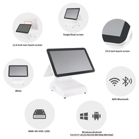 Nuevo diseño, Etiqueta Privada, caja registradora blanca, pantalla táctil, terminal de pago, Windows Pos Systems, máquina para Hotel