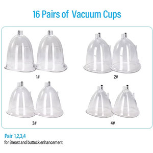 Macchina verticale di bellezza a pressione negativa G8 strumento di bellezza a doppia funzione di vibrazione per la cura del corpo massaggiatore con tazza - Product Image 5