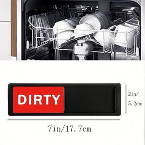 High Quality Custom Dishwasher Magnet Soft Magnets for Kitchen Dish Washing Machine Magnetic Shape Clean Dirty Slider Sign - Product Image 4