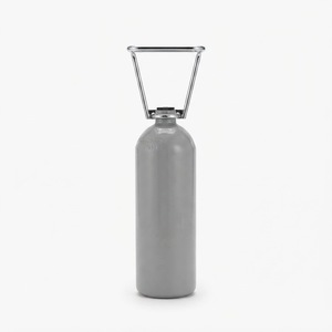 Bombola/Serbatoio Vuoto in Acciaio da <span class=keywords><strong>2L</strong></span>, 4L, 8L, 10L, 2kg, 6kg per Gas <span class=keywords><strong>Argon</strong></span>, CO2, Azoto con Valvola - Product Image 1