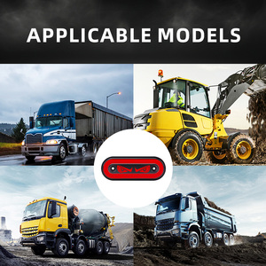 Đèn <span class=keywords><strong>LED</strong></span> cảnh báo nhỏ đa năng cho xe tải 12V-24V, đèn flash lưới giữa, siêu sáng, chống nước, nhiều màu sắc, kiểu mắt quỷ - Product Image 6