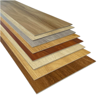 Revêtement de sol en vinyle imperméable LVT de 5 mm à pose libre avec système de clic