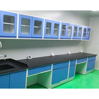Mesa de Laboratorio de Acero de Excelente Calidad 2025, Mesa de Laboratorio Comercial, Mesa de Isla para Hospitales y Escuelas, Resistente a Ácidos y Álcalis