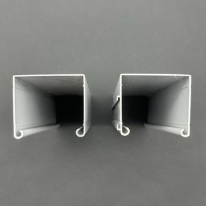 Electric Louvered Beam Aluminum Alloy Track Accessories Rectangle Automated <b>Curtain</b> Track Durable - Product Image 2