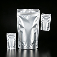 Sacs en aluminium à fermeture éclair, format personnalisé, pour salades, plats froids, poulet frit et aliments prêts à consommer