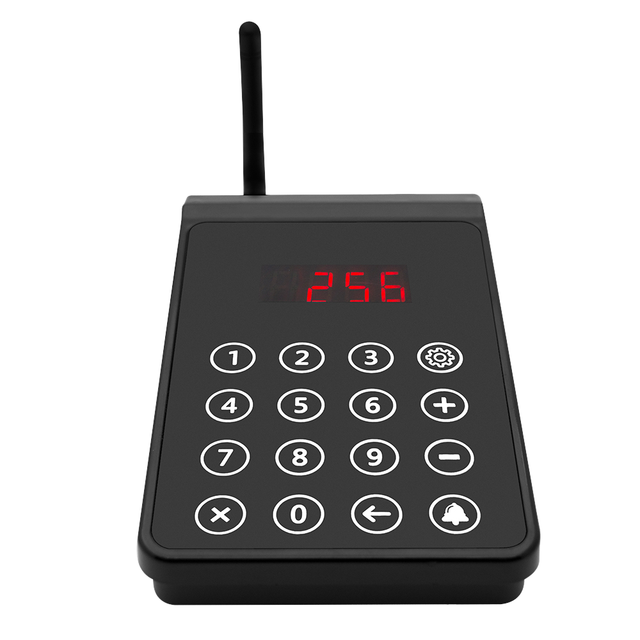 Wireless Touchable Keyboard Transmitter for Restaurant Calling System