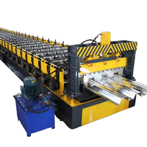 Hot Sale Automatische Metall boden Deck Fliesen Blatt Bodenbelag Dach platte Platten Herstellung Maschine Rollen form maschine - Product Image 1