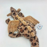 Jc Nouvelle Peluche Douce Motif Dragon & Léopard, Poupée Réconfortante avec Rembourrage en Coton PP, 31cm-50cm pour 0-24 Mois