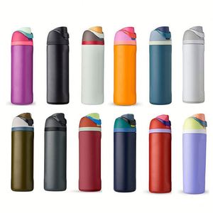Venta al por mayor de fábrica OWA Botella térmica de acero inoxidable de doble capa sin BPA con aislamiento al vacío para bebidas frías/calientes de 16oz, 19oz, 24oz, 32oz con pajita - Product Image 4