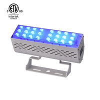 Projecteur LED RGB à vente chaude, homologué ETL UL, contrôle sans fil DMX Wifi, projecteur extérieur RGB AC100-277V IP67