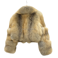 Chinesischer Großhandelspreis Luxuriöser Wintermantel Atmungsaktiver Komfortabler Damen Kurzer Echtpelzmantel Jacke