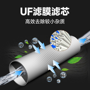 Filtre à eau portable pour extérieur, 100 GPD, paille de purification manuelle pour la randonnée et le camping - Product Image 3