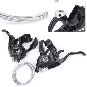 एमटीबी माउंटेन बाइक साइकिल 3x7 गति Derailleurs मज़दूर ब्रेक Levers संगत 21-23mm माउंटेन बाइक मज़दूर ब्रेक - Product Image 3