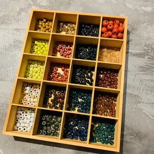 Top Quality Glass Loose Separated Beads With Large Hole Wholesale Small Separated Bead Accessories
