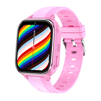 Reloj Inteligente para Niños con 4G, GPS, Wi-Fi, Cámara, SIM, SOS, Localizador, Monitor de Sueño, Calendario, Resistente al Agua IP67, Correa de Silicona, 8GB de ROM