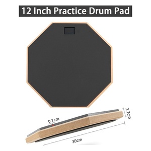 <span class=keywords><strong>Baquetas</strong></span> de Hickory Silenciosas de Doble Cara 5A, Bolsa de Transporte, Soporte Ajustable, Kit de Práctica de Batería - Product Image 2