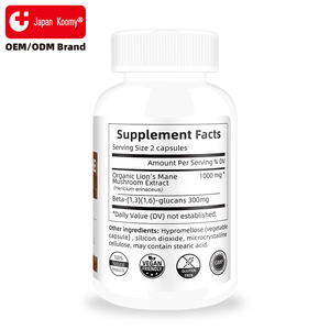 Complément alimentaire Nutraceutique Crinière de lion pour femmes et hommes, soutient la santé cérébrale, 90 capsules de Crinière de lion - Product Image 2