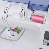 Fils de soie à broder 108 120 D, 5000 M, 100 Polyester, Machine pour broder le fil de soie, Stock de fabrication