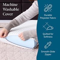 Vente en gros OEM Oreiller moderne en mousse à mémoire de forme pour le cou Soulagement de la douleur cervicale Style solide 200TC Accessoire de couchage