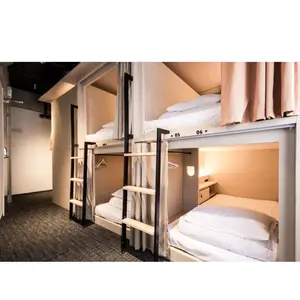 JZD factory sleep pod Cabin Nap Cab Sleepbox metal bunk bed adult capsule bed for sale