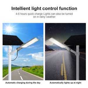 Kcd 30W 60W 90W 150W 400W nhôm cảm biến chuyển động cảm ứng chất lượng hàng đầu đèn đường bán tích hợp ngoài trời năng lượng mặt trời ánh sáng đường phố - Product Image 4