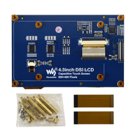 Waveshare 4.3 "écran tactile DSI Interface affichage Raspberry Pi 4B 4B + 3B + 3A + 3B 2B B + A + CM3 3 + 4.3 pouces DSI Module LCD