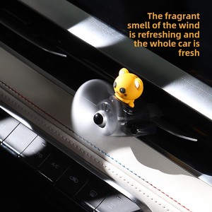 Petit Ours Moderne Mignon Avion <span class=keywords><strong>Volant</strong></span> Décoration de Ventilation de Voiture 3 Pièces Comprimés de Parfum Inclus Clip de Désodorisant de Voiture d'Aromathérapie - Product Image 4