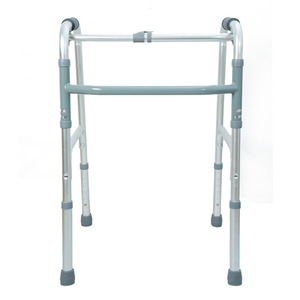 Andador Ajustable de Cuatro Patas Plegable para Personas Mayores y con Discapacidad, Dispositivo de Asistencia Manual KY913L - Product Image 1