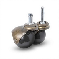 Roulettes universelles sphériques pour chaise de bureau et canapé, 1,5/2 pouces, résistantes à l'usure, modèle CC-0904 - Offre Spéciale
