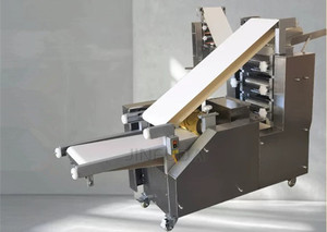 Máquina de pan de pita árabe de acero inoxidable/línea para hacer Roti Chapati/línea de producción de pan árabe - Product Image 3