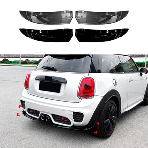 Amp-Z Mini Cooper F55 F56 F57 Jcw Rear Lip Spoiler Piano Black Carbon Fiber Texture Matte Finish Tuning Style Body Kit - Product Image 1