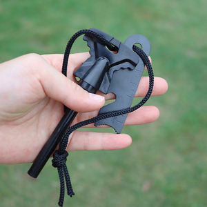 JW-170 da campeggio in pietra focaia per esterni strumento di sopravvivenza portatile in magnesio con raschietto in selce - Product Image 1