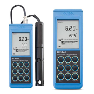 Analyseur d'oxygène dissous portable HANNA HI9146 pour la surveillance de la qualité de l'eau et des eaux usées - Product Image 4