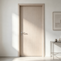 Porte intérieure moderne en bois stratifié, isolation phonique 30 dB, surface durable, certifiée CE pour immeubles d'appartements