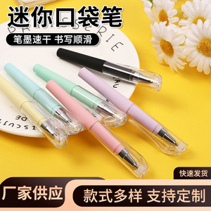 Pocket Pen Gel Pen Black Ink Bullet Tip Caps Closure General Use Stationery - Product Image 4