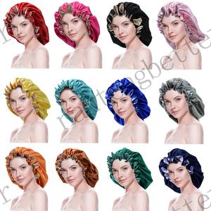 En stock <span class=keywords><strong>Bonnet</strong></span> <span class=keywords><strong>de</strong></span> luxe en <span class=keywords><strong>satin</strong></span> doux boucle réglable <span class=keywords><strong>bonnet</strong></span> <span class=keywords><strong>de</strong></span> <span class=keywords><strong>nuit</strong></span> en <span class=keywords><strong>soie</strong></span> <span class=keywords><strong>bonnet</strong></span> <span class=keywords><strong>de</strong></span> <span class=keywords><strong>nuit</strong></span> deux couches <span class=keywords><strong>bonnet</strong></span> <span class=keywords><strong>de</strong></span> cheveux LOGO personnalisé créateur pour femmes - Product Image 1
