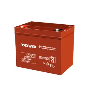 Toyo Hot Selling Voor Zonne-Energie Gel Batterij 12V 70ah Lood Zuur Agm Varta Gel Batterij