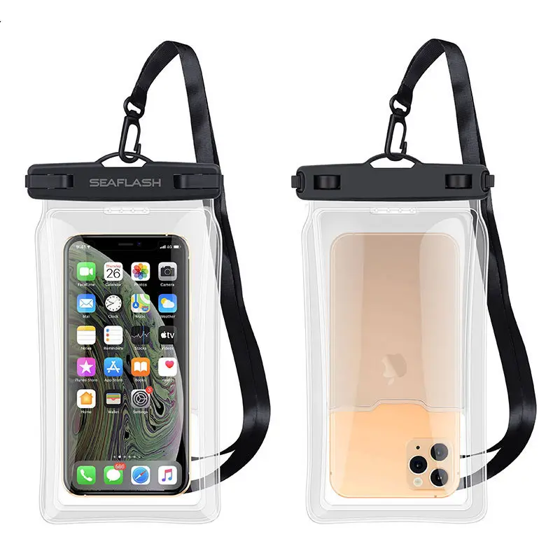 Custom 2022 Portable smartphone water proof waterproof mobile phone pouch floating bag case pouch For Seaside Vacation