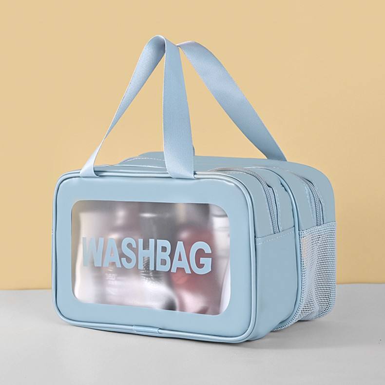 สองชั้น สีฟ้าขนาดเล็ก