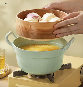 Couvercle spécial de cuisinière à gaz cuisinière à induction marmite domestique double oreille ramen marmite coréenne en aluminium marmite à nouilles instantanées - Product Image 6