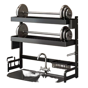 <span class=keywords><strong>Escurridor</strong></span> <span class=keywords><strong>de</strong></span> <span class=keywords><strong>Platos</strong></span> Metálico <span class=keywords><strong>Barato</strong></span> al por Mayor para Cocina, Soporte <span class=keywords><strong>de</strong></span> Almacenamiento Sobre el Fregadero, Escurreplatos - Product Image 1