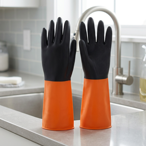 Gants de protection robustes pour travaux lourds, gants de sécurité avec logo personnalisé, résistance à l'huile, vente en gros - Product Image 3