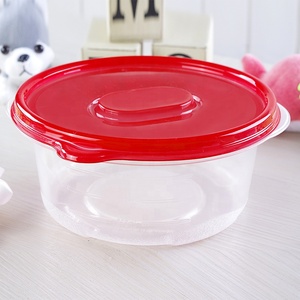 PP takeaway disposable large round clear plastic storage container